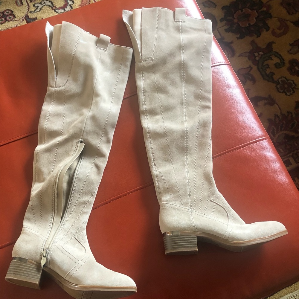 Fergie NWOT over the knee suede boots!!
